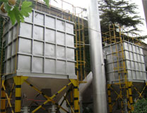 為電瓷廠制作安裝的脈沖除塵器